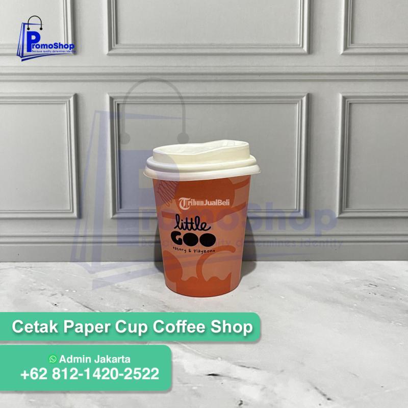 Printing Hot Paper Cup Cetak Kemasan Minuman Coffee Shop Branding Di ...