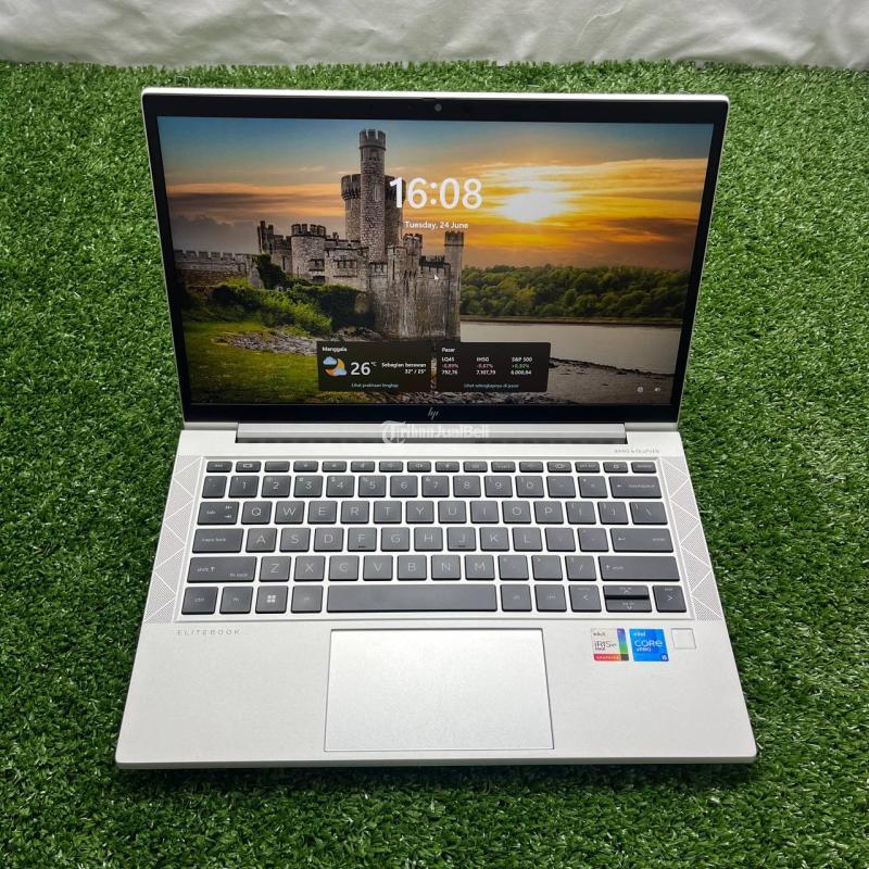Dijual Laptop Second, HP Elite Book 830, Kondisi Normal, RAM 16gb, SSD 256gb - Makassar