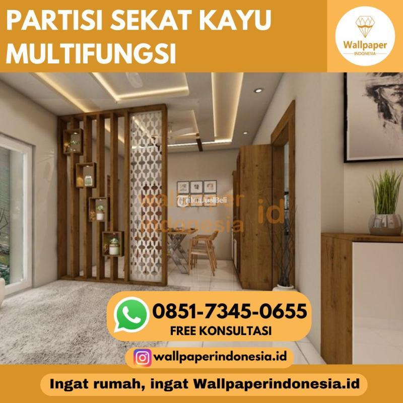 Partisi Sekat Kayu Multifungsi - Malang 