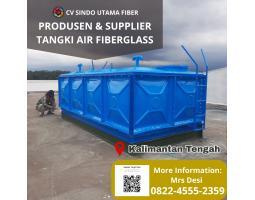 Fabrikasi Tangki Fiberglass FRP, STP, Silinder - Katingan