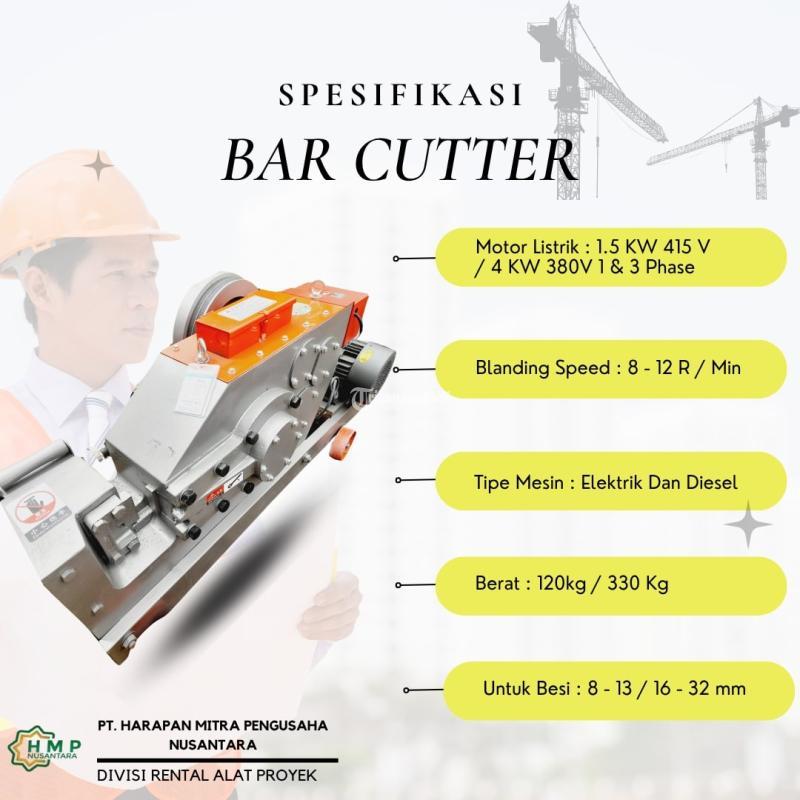 Sewa Bar Bender dan Bar Cutter Kapasitas 6 sampai 42 mm - Jakarta Pusat