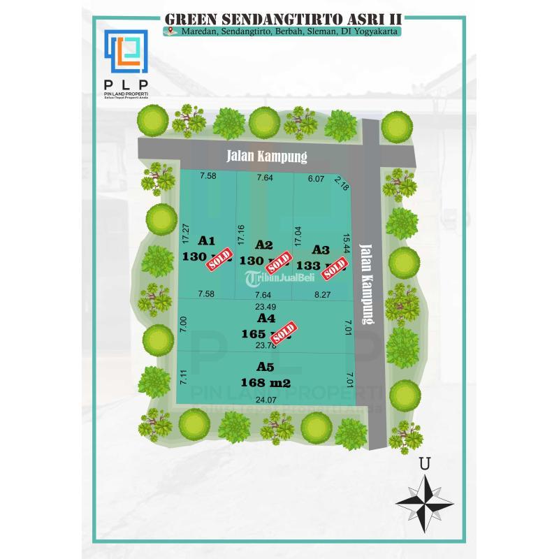 Dijual Tanah Kavling Luas 168m2 SHM Dekat Blok O Promo - Sleman