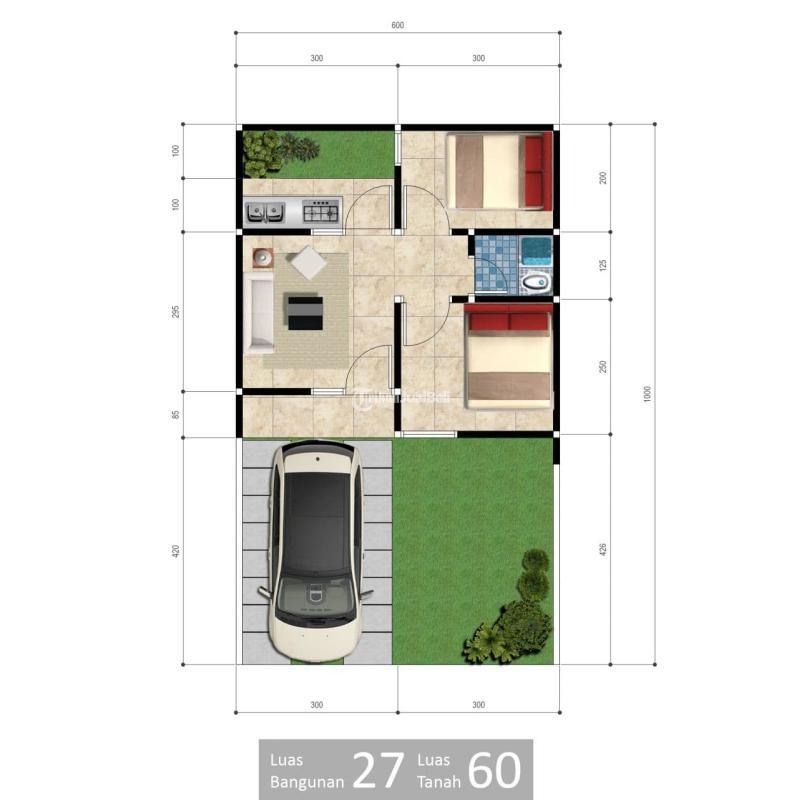 Dijual Rumah Cluster Tipe 27 2KT 1KM Legalitas SHM - Bekasi