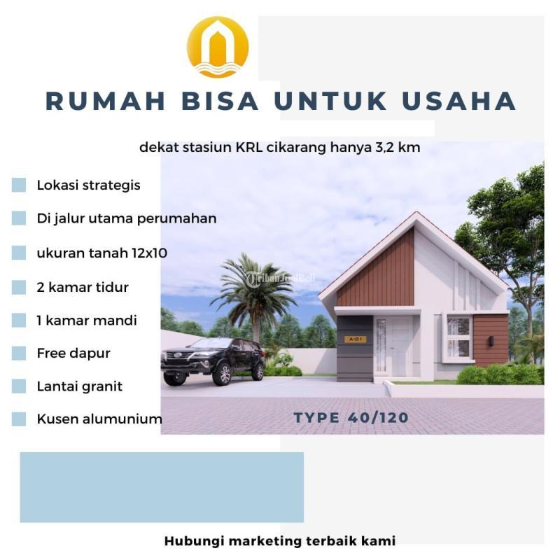 Dijual Rumah Cluster Tipe 27 2KT 1KM Legalitas SHM - Bekasi