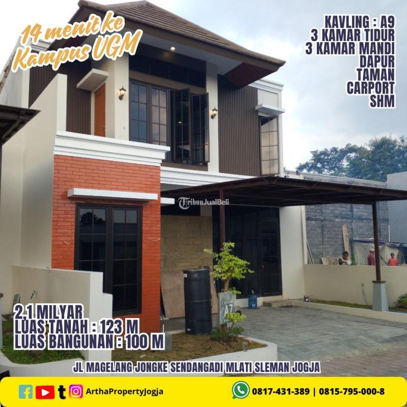 Dijual Rumah Mewah, LT. 123m2, LB. 100m2, SHM, Pesan Bangun, One Gate Sistem, 14 menit ke Kampus UGM, JCM, HYATT, Sleman - Yogyakarta