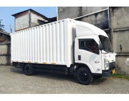 Dijual Truk Bekas, CDD LONG Isuzu Elf NMR L Box Besi, Tahun 2023, Regis 2024, Ban Tebal, Terawat - Jakarta Utara