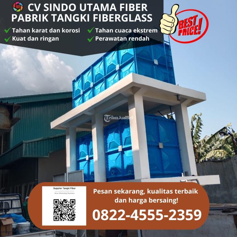 Teknologi Tinggi Distributor Kilang Tangki atau Bak Fiberglass - Lingga
