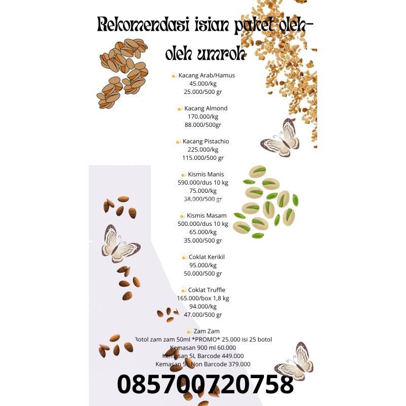 Rekomendasi Isian Paket Oleh-oleh Umroh - Bantul