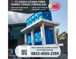 Fabrikasi Tangki atau Tandon Fiberglass - Pesawaran