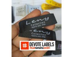 Produsen Woven Damask Devote Label - Kerinci  