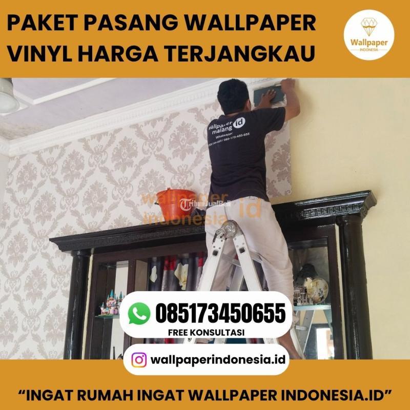 Paket Pasang Wallpaper Vinyl Harga Terjangkau - Malang Kota