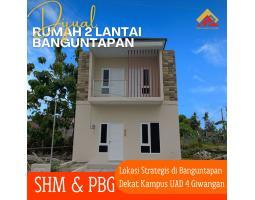 Dijual Rumah Minimalis 2 Lantai Bisa KPR Dekat Giwangan 10 Menit Kampus UAD 4, Kotagede - Bantul