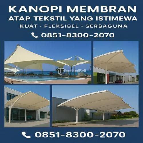 Jasa Pemasangan Kanopi Membran Harga Ekonomis - Malang Kota