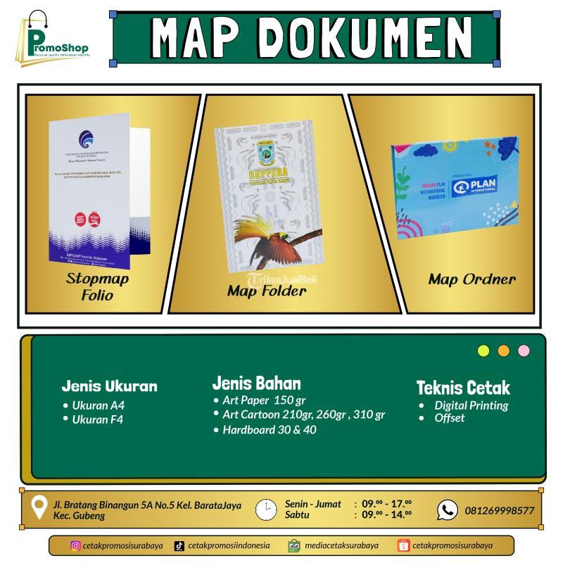 Cetak Map File Perusahaan Custom Terdekat Murah - Surabaya