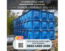 Gudang Produksi Tangki Air atau Limbah Fiberglass - Buru