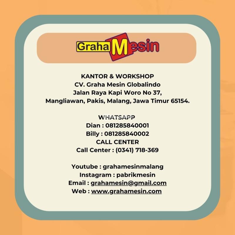 Mesin Mixer Tembakau Graha Mesin - Malang