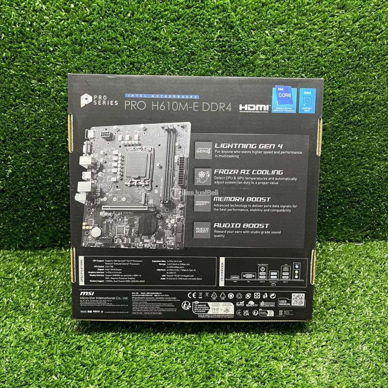 Baru Motherboard MSI Pro H610ME DDR4 - Makassar