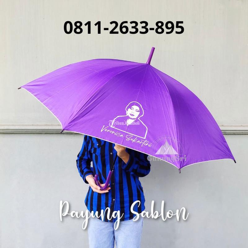 Supplier Souvenir Payung Lapis Silver Anti UV - Pacitan