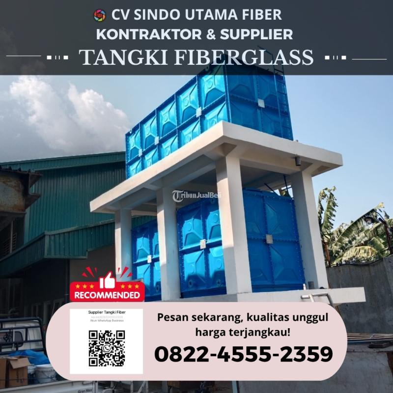 Produsen Tangki Custom Fiberglass Sudut - Lombok Barat