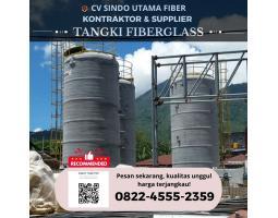 Fabrikasi Tangki dan Kolam Fiberglass FRP, STP, Silinder - Lombok Timur