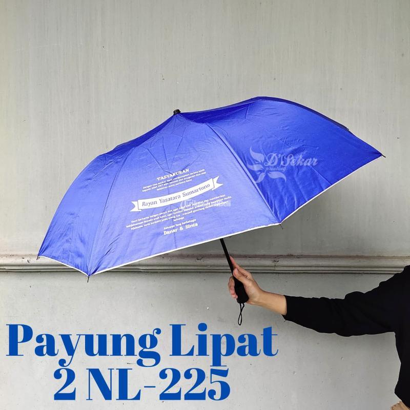 Souvenir Payung Lipat sablon 1 Sisi Ubud - Gianyar