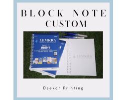  Blocknote Custom Murah - Yogyakarta