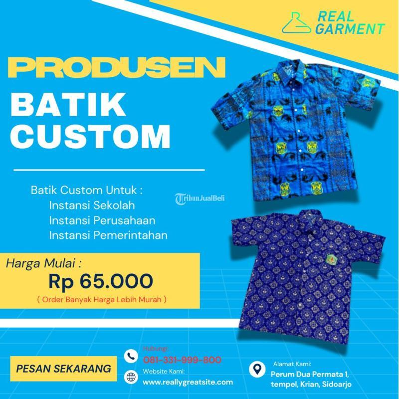 Baju Batik Sekolah Custom - Makassar