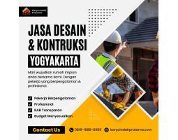 Jasa Kontraktor dan Desain Arsitek, Online Offline, Murah - Yogyakarta