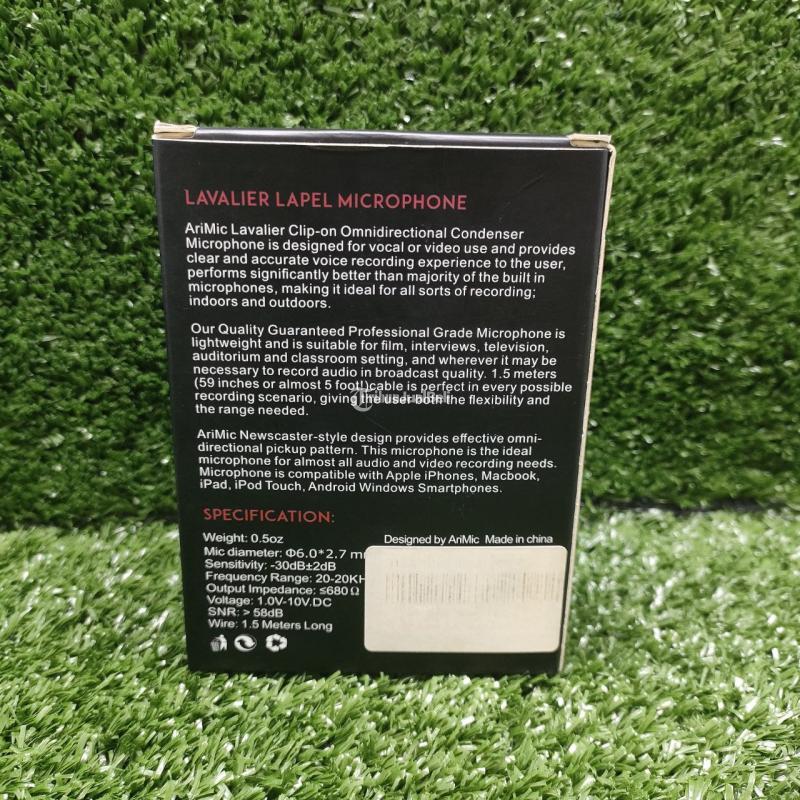 Jual Microphone Clip-On Arimic Lapel, Baru - Makassar