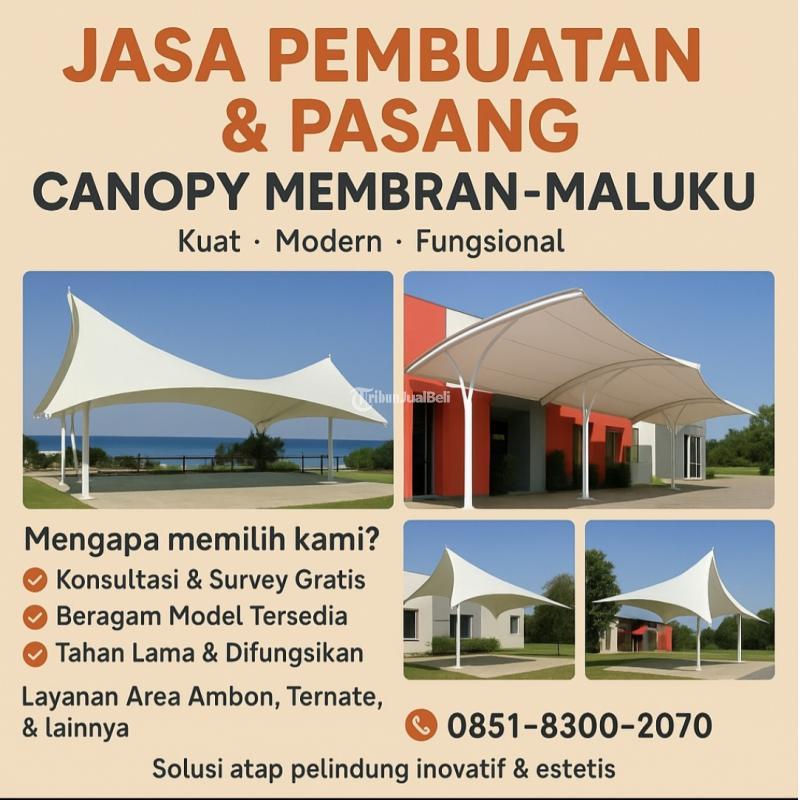 Jasa Kanopi Membran Modern - Malang Kota
