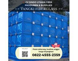 Fabrikasi Tangki Fiberglass Kapasitas 1000 - 50.000 L - Dogiyai