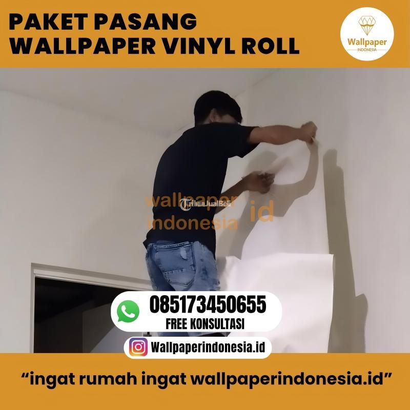 Paket Pasang Wallpaper Vinyl Roll - Malang Kota