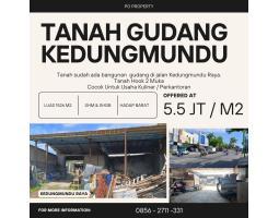 Dijual Tanah Kedungmundu Raya Prospek untuk Usaha - Semarang 