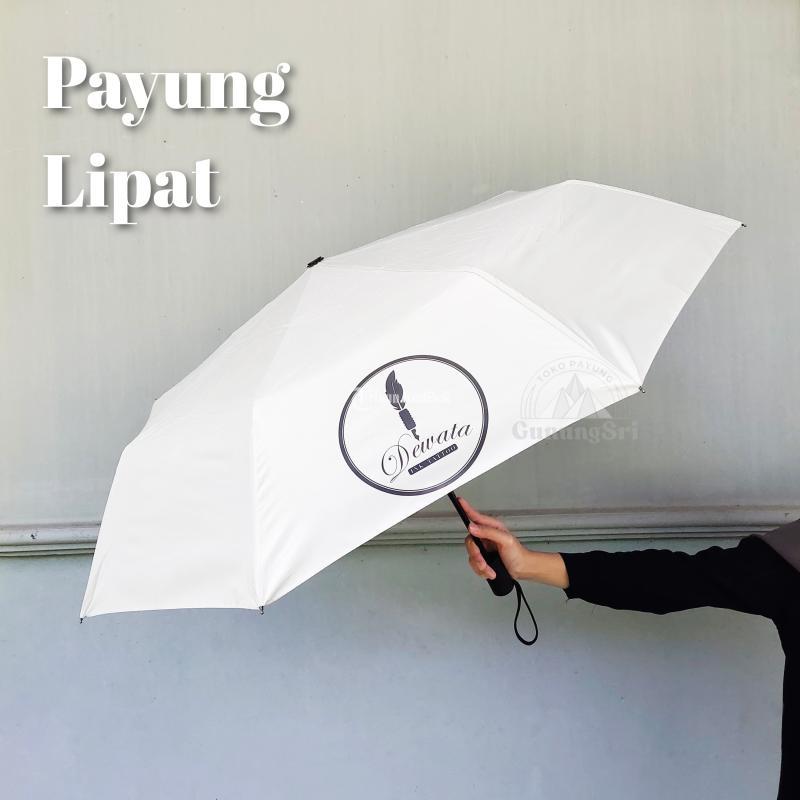 Payung Lipat Sablon Logo Brand - Jembrana