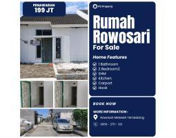 Dijual Rumah Sederhana Siap Huni Rowosari Meteseh Tembalang - Semarang 