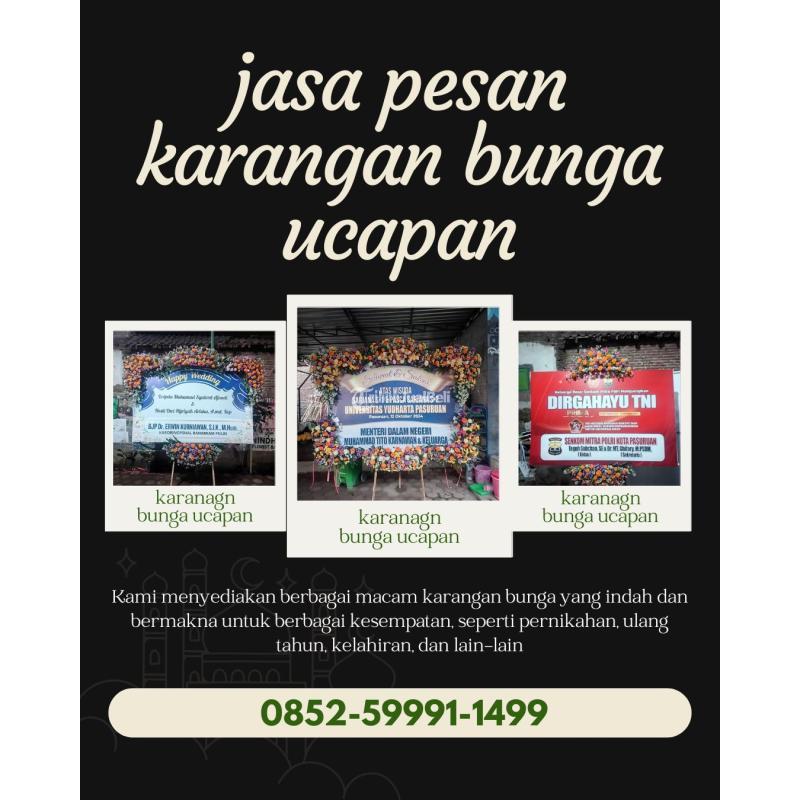 Karangan Bunga Ucapan - Pasuruan
