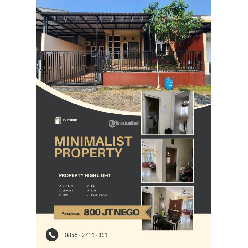 Jual Rumah Minimalis Tipe 90 Bekas Siap Huni Dalam Cluster Kramas Tembalang Dekat Undip - Semarang Kota