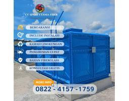 Tangki Panel FRP, Tangki Air Fiberglass Berkualitas - Pekanbaru
