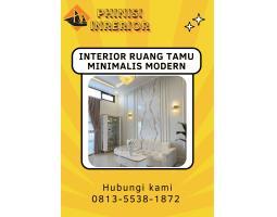 Interior Ruang Tamu Minimalis Modern - Makassar