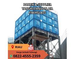 Fabrikasi Terkontrol Tangki Fiberglass STP IPAL Vertikal - Pekanbaru