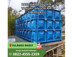 Industri Produksi Tangki Fiberglass Panel Kepingan FRP - Mamasa