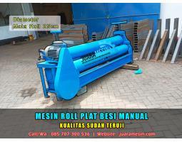 Mesin Roll Plat Besi Manual Diameter Mata Roll 25cm - Alor 