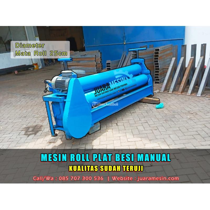 Mesin Roll Plat Besi Manual Diameter Mata Roll 25cm - Alor 