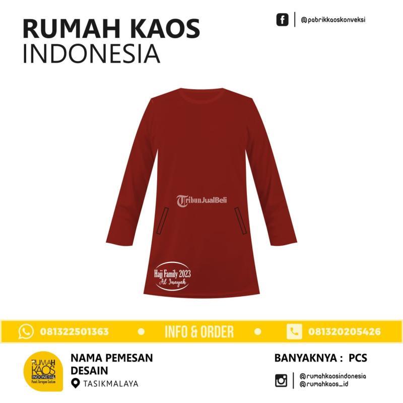 Konveksi Terlaris Kaos Tunik Custom Brojol, Contoh Model Kaos Tunik Terbaru - Tegal