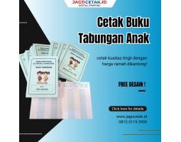 Cetak Buku Tabungan Anak Kustom - Sidoarjo