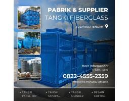 Tangki Fiberglass dibuat Teknisi Handal Menyesuikan Kapasitas Customer - Donggala