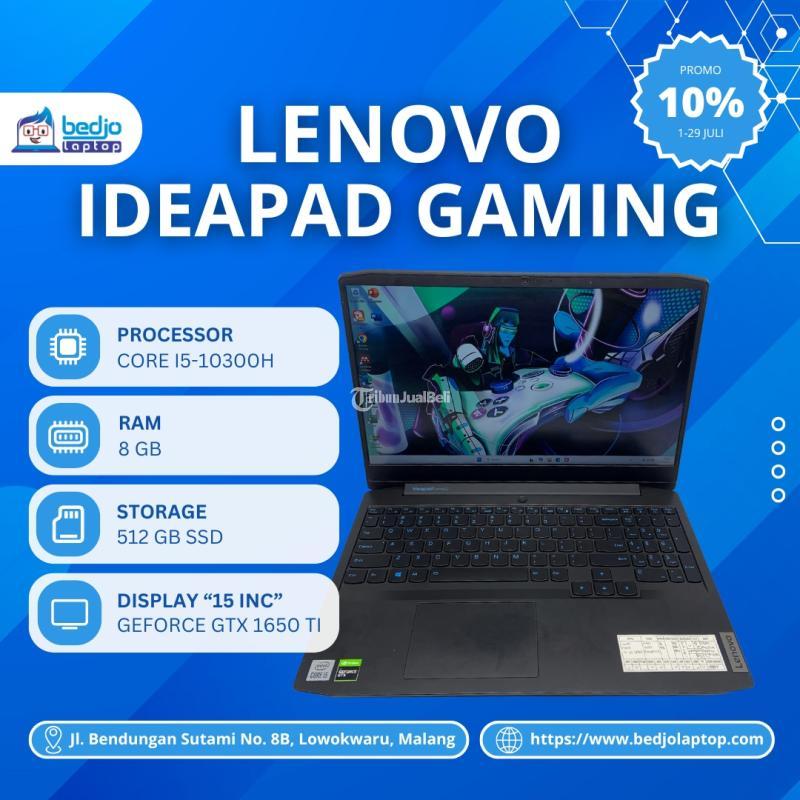 Laptop Lenovo Ideapad Gaming Core I7 8650u Ram 16GB SSD 512GB - Malang Kota