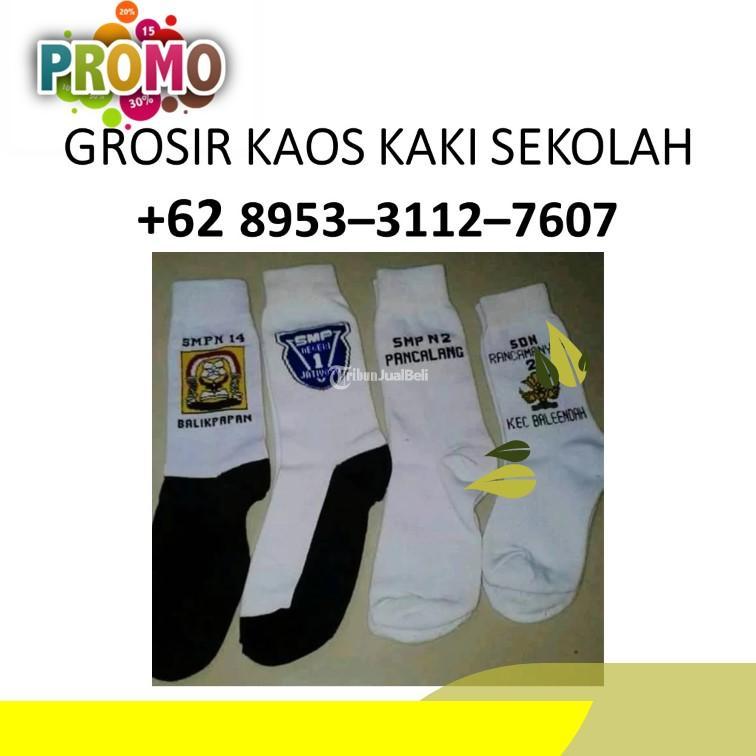 Supplier Kaos Kaki Sekolah, Custom Grosir Kaos Kaki Logo Sekolah untuk SMK - Blora