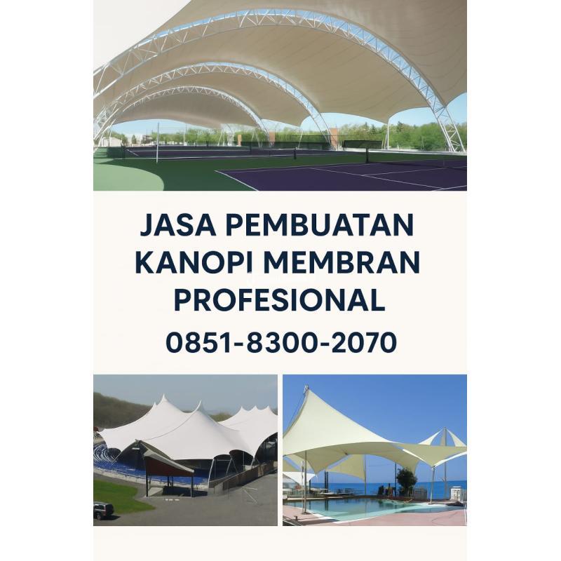 Jasa Pemasangan Kanopi Membran Rumah Harga Hemat - Malang 