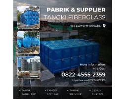 Tangki Fiberglass Custom Kapasitas 3000-60.000 - Bau-Bau